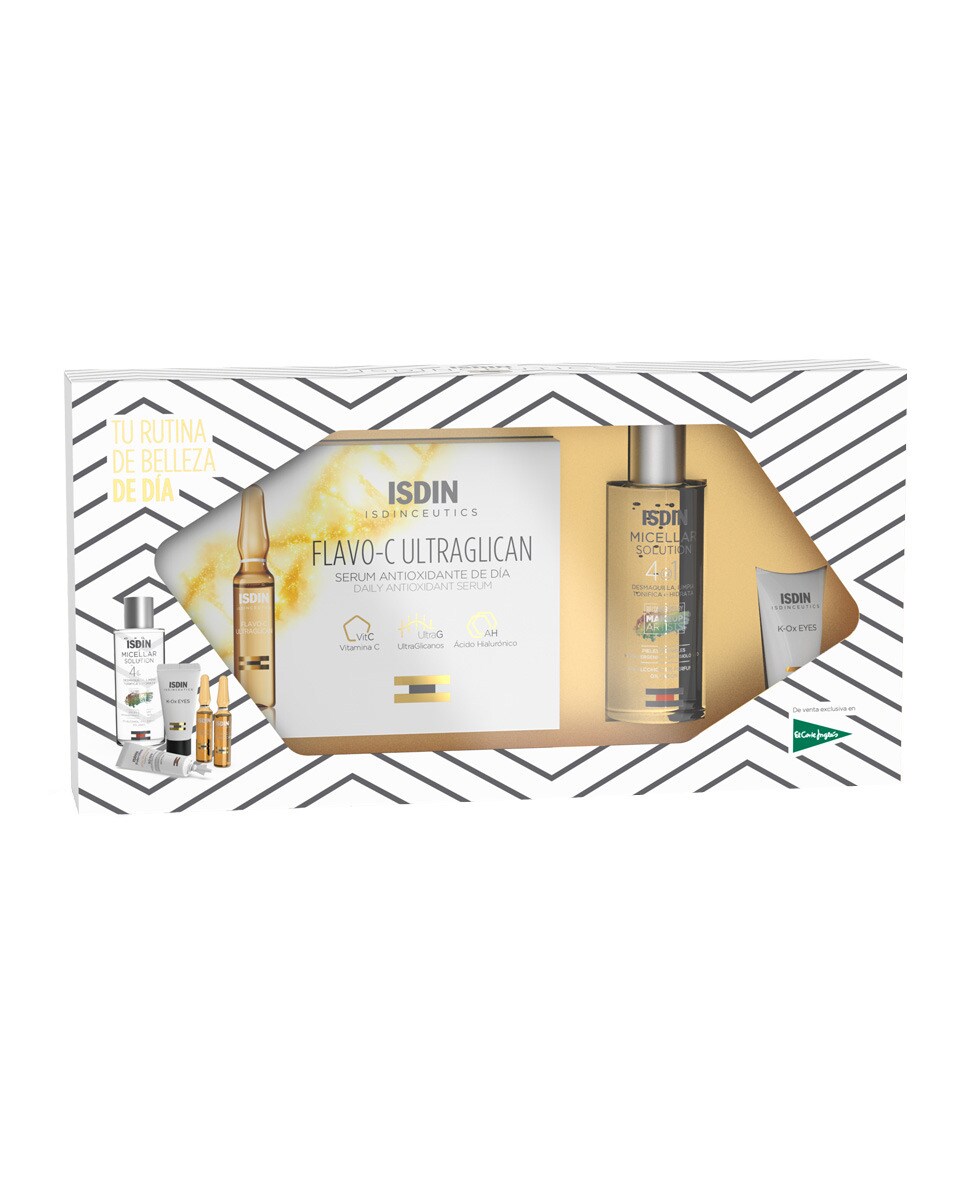 Isdinceutics - Pack Antiedad Ultraglican + Agua Micelar + Minitallas K-Ox Eyes+Age Repair