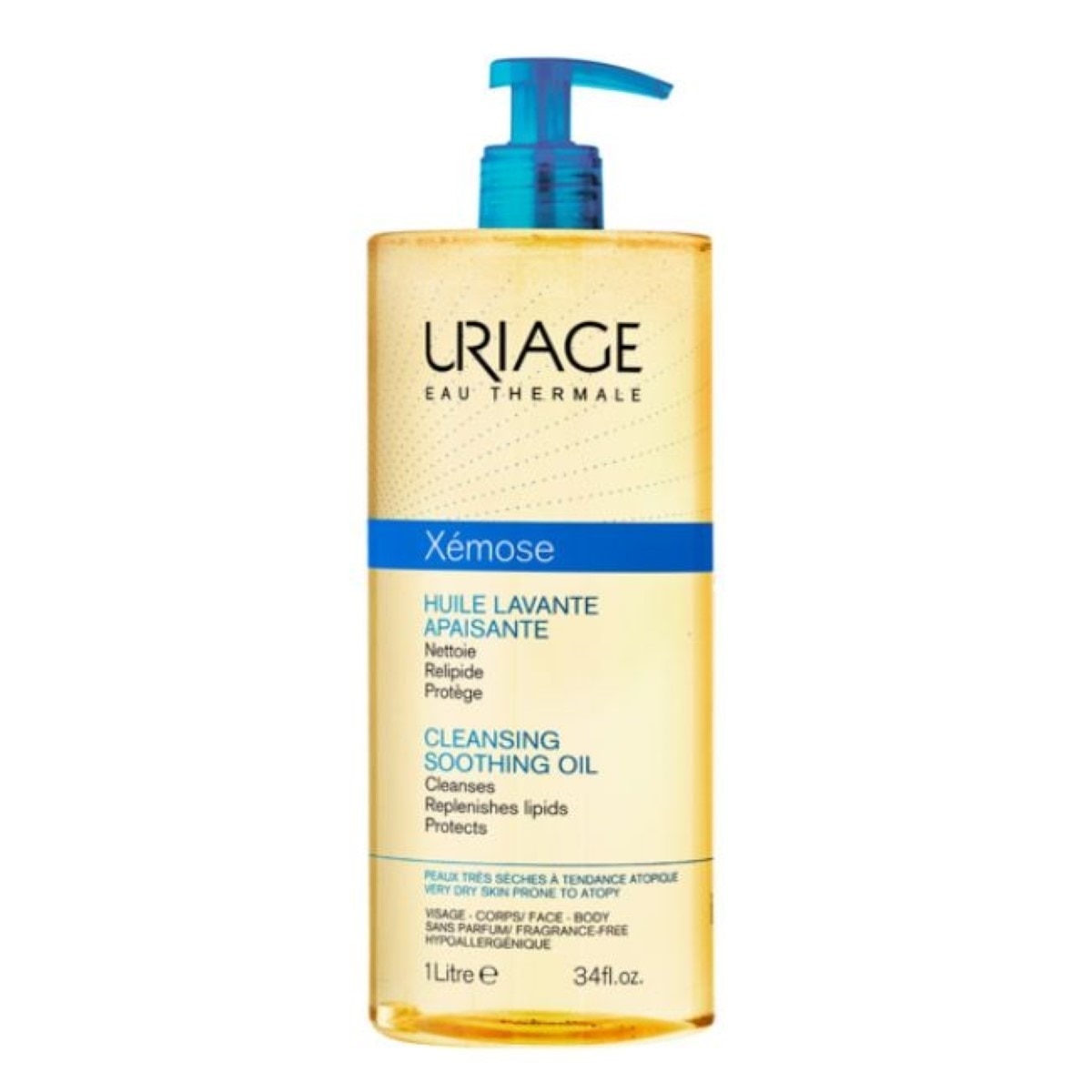 Xémose Óleo de Limpeza 1000ml Uriage 1
