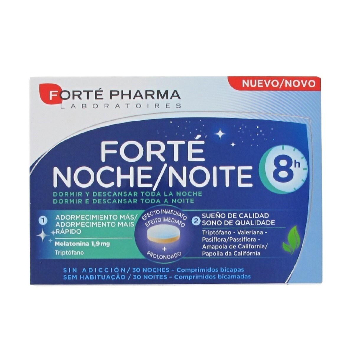 Suplemento Alimentar Forte Noite 8h  30 Comp. Forté Pharma 1