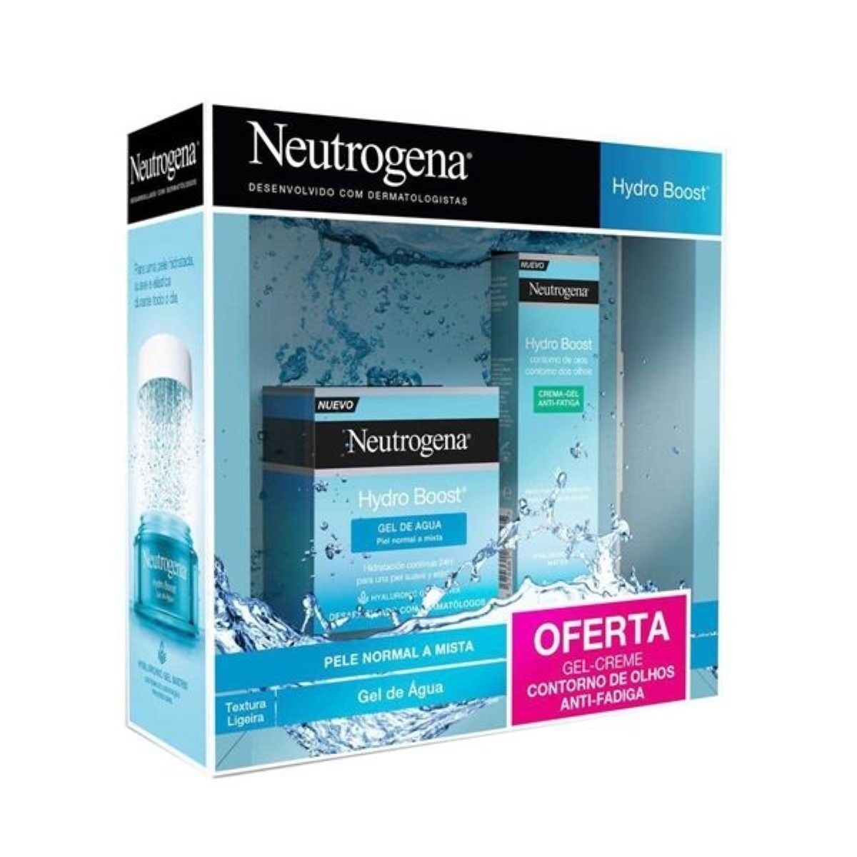Imagem 0 de Hydro Boost Pack Gel de Água c/ Oferta Gel-Creme Contorno dos Olhos Anti-Fadiga 50 mL + 15 mL Neutrogena