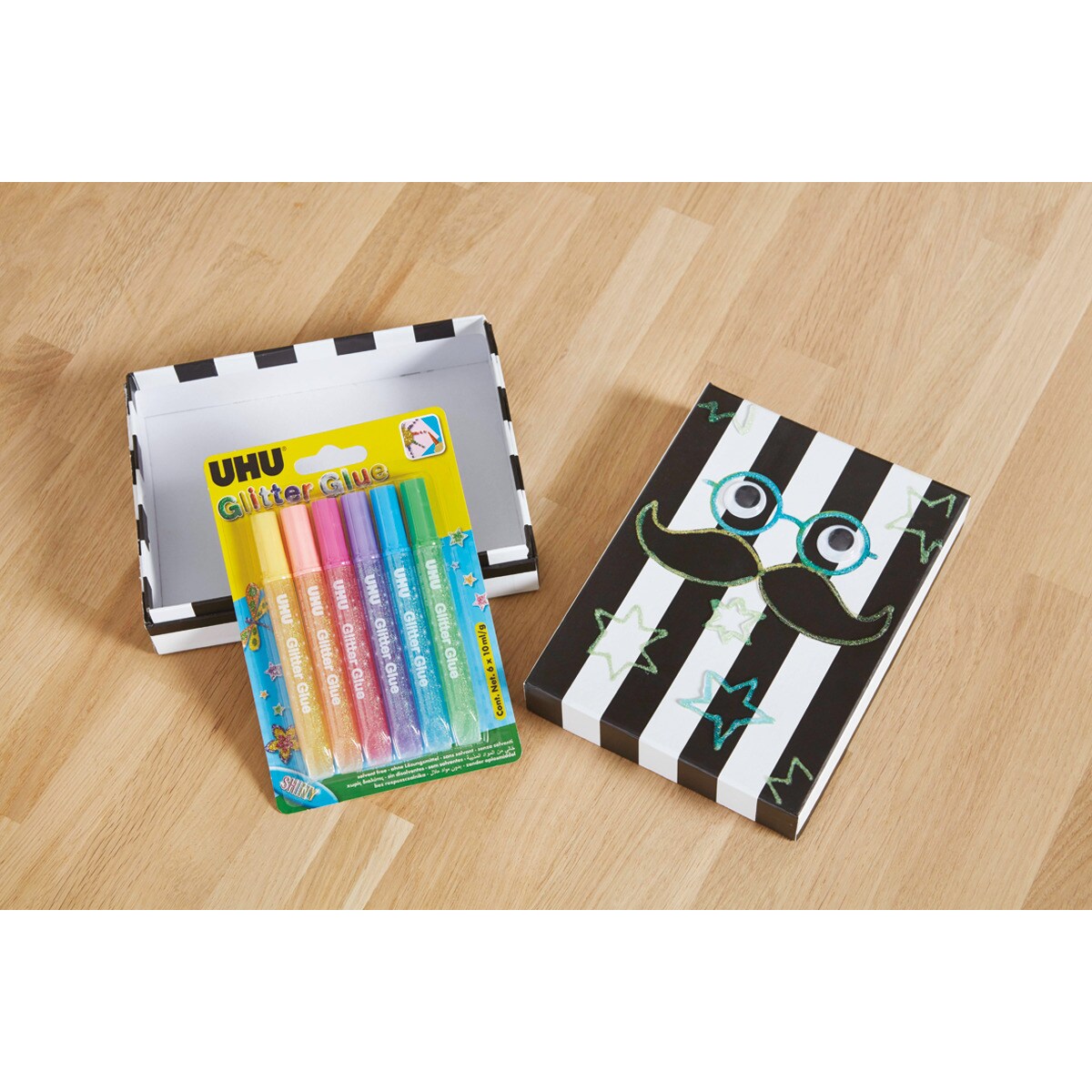 Tubos de Cola Glitter Young Creativ 2