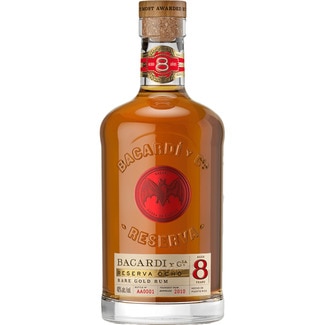 ron reserva superior 8 años botella 75 cl - Bacardi