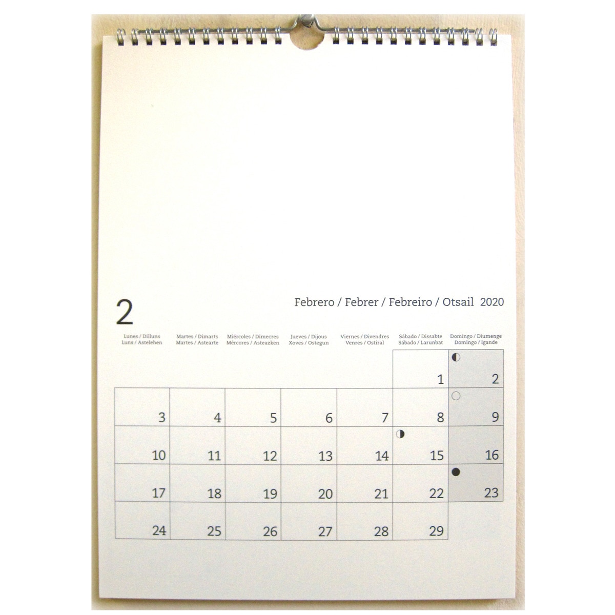 2020 calendario pared diy autonomico 4