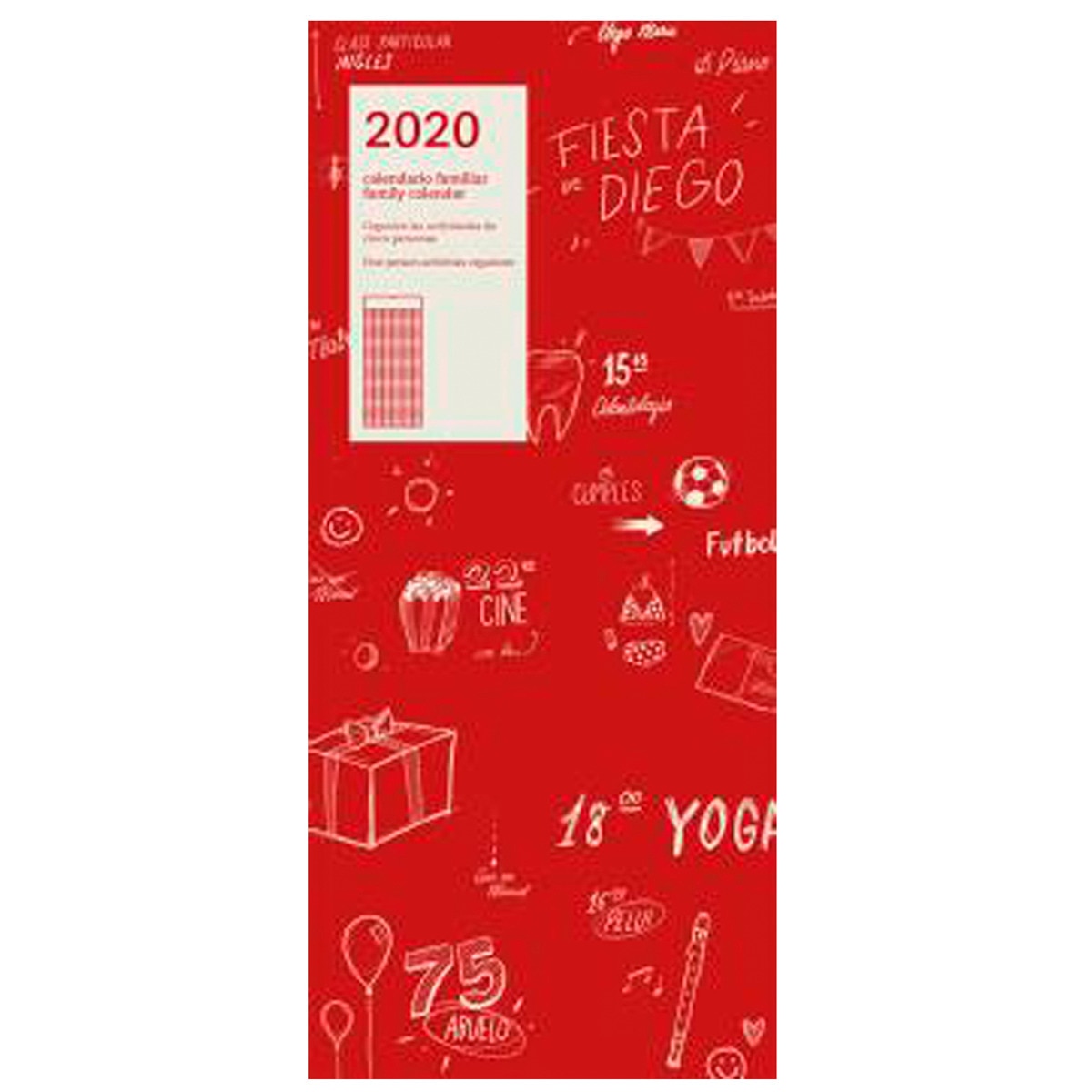 2020 calendario pared family 2