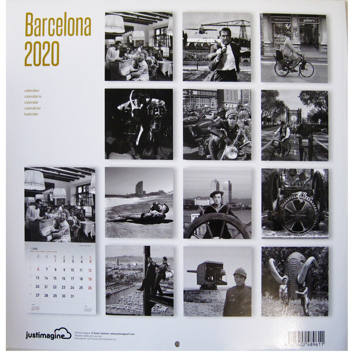 2020 calendario de pared barcelona 2