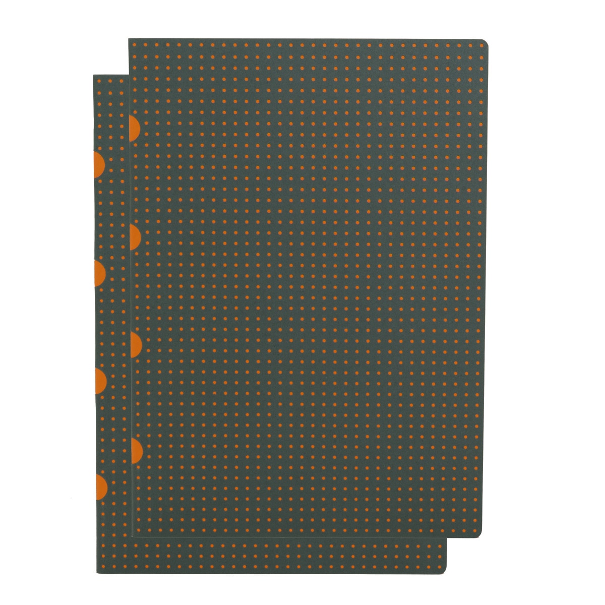 Imagem 0 de Bloco Cahier Cir A4 Liso cinzento e laranja