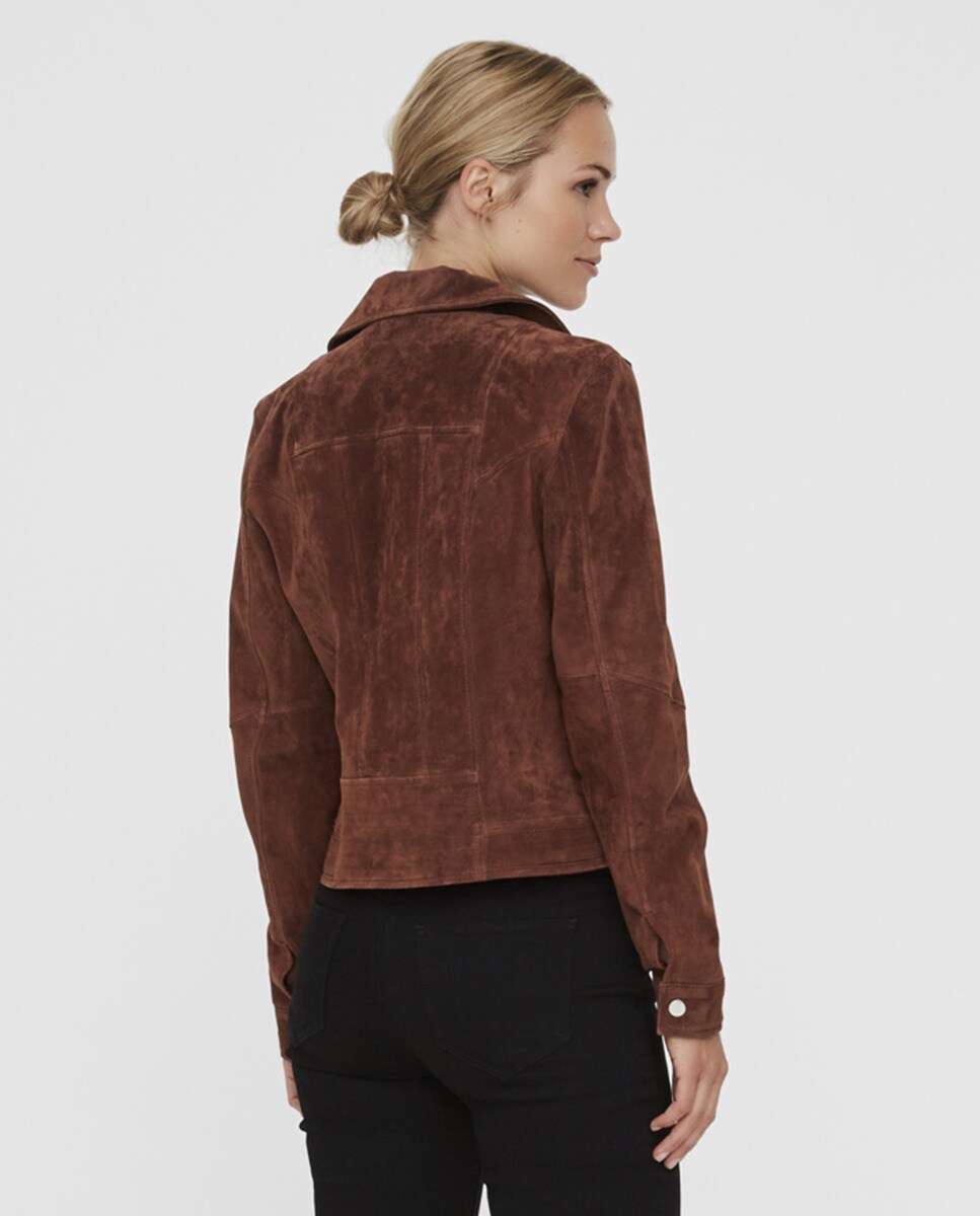 Cazadora biker de mujer 100% piel · Vero Moda · El Corte Inglés