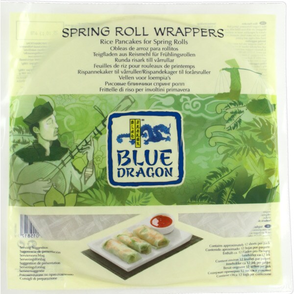 Blue Dragon Wraps de Arroz embalagem 134 g