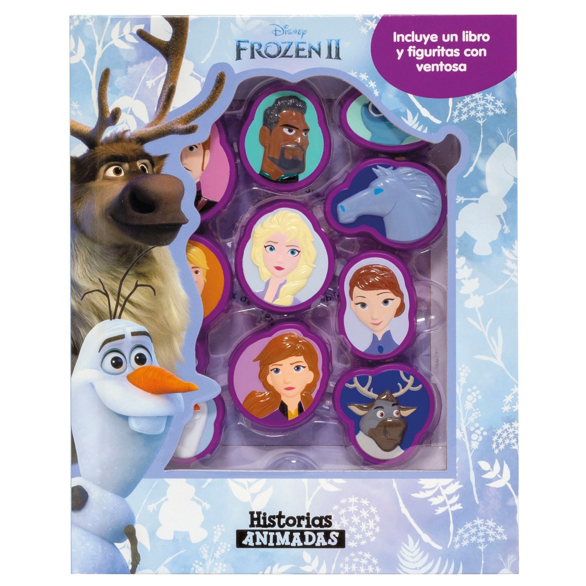 Imagen 0 de Frozen 2. Historias animadas: Incluye un libro y figuritas con ventosa