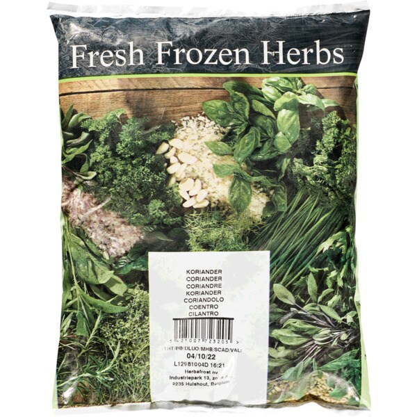 Greens Ervas Frescas Congeladas embalagem 250 g