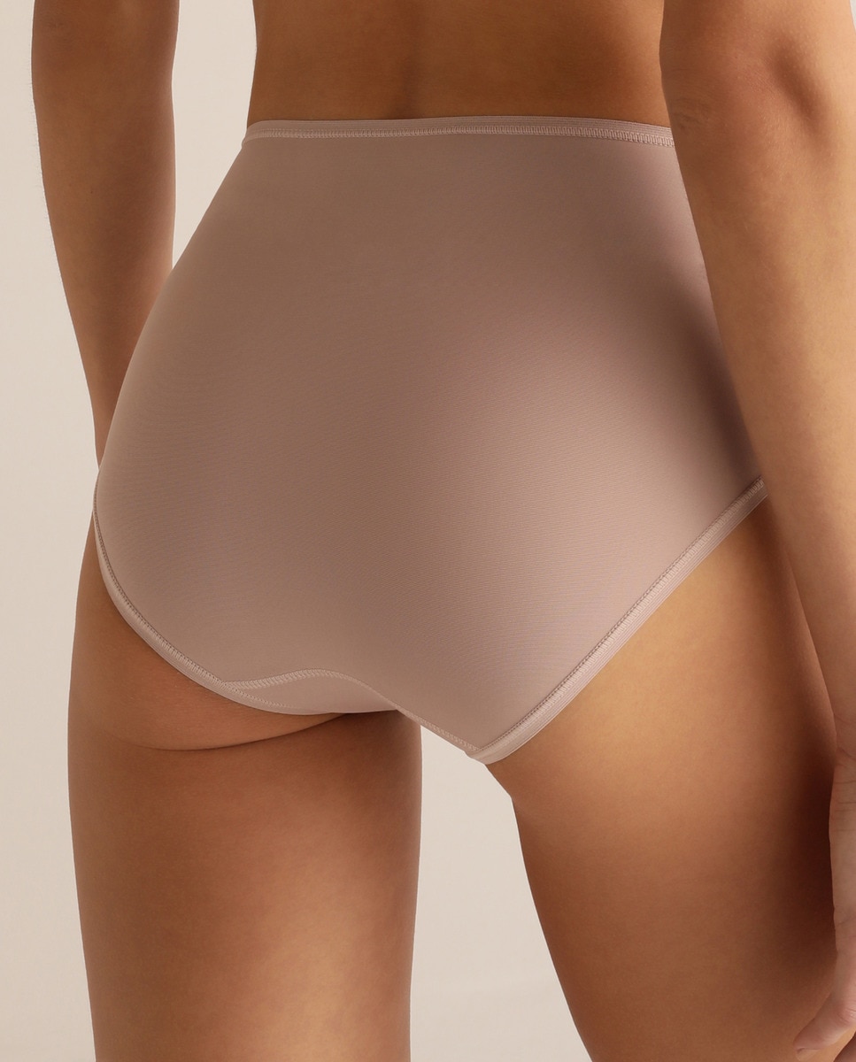 Cueca básica slip Perfect Day lisa Bege-2