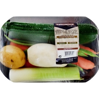 preparado de verduras para puré bandeja 1 kg peso aproximado - Tabuenca