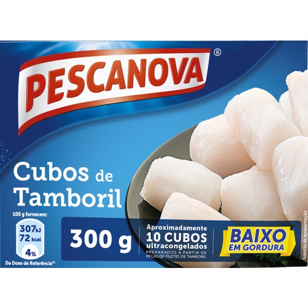Pescanova Cubos de Tamboril embalagem 300 g