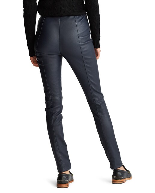 Pantalón de mujer pitillo de piel · Polo Ralph Lauren · El Corte Inglés