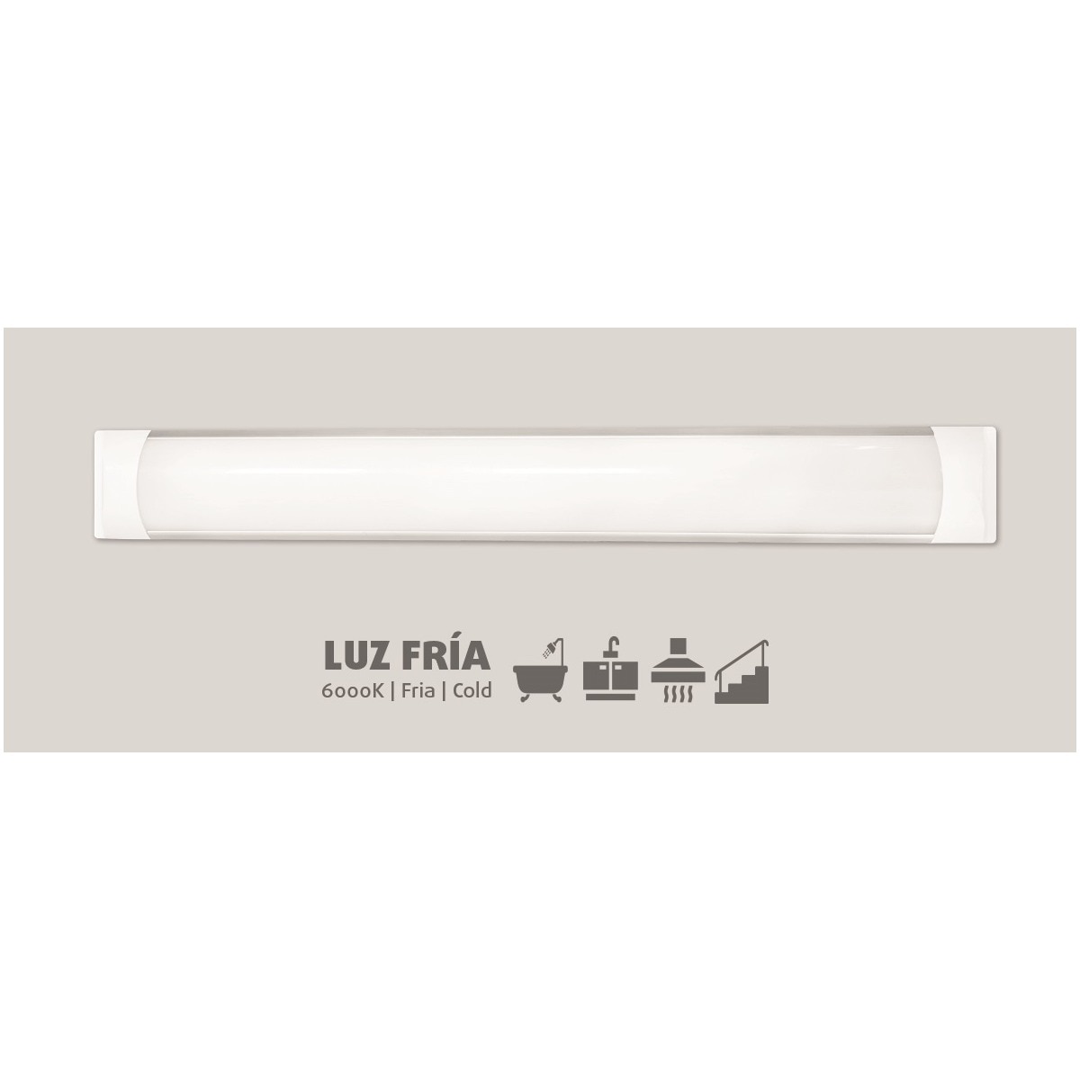 Regleta LED estanca Luz neutra ( >= 3000 K / <= 5000 K )-3