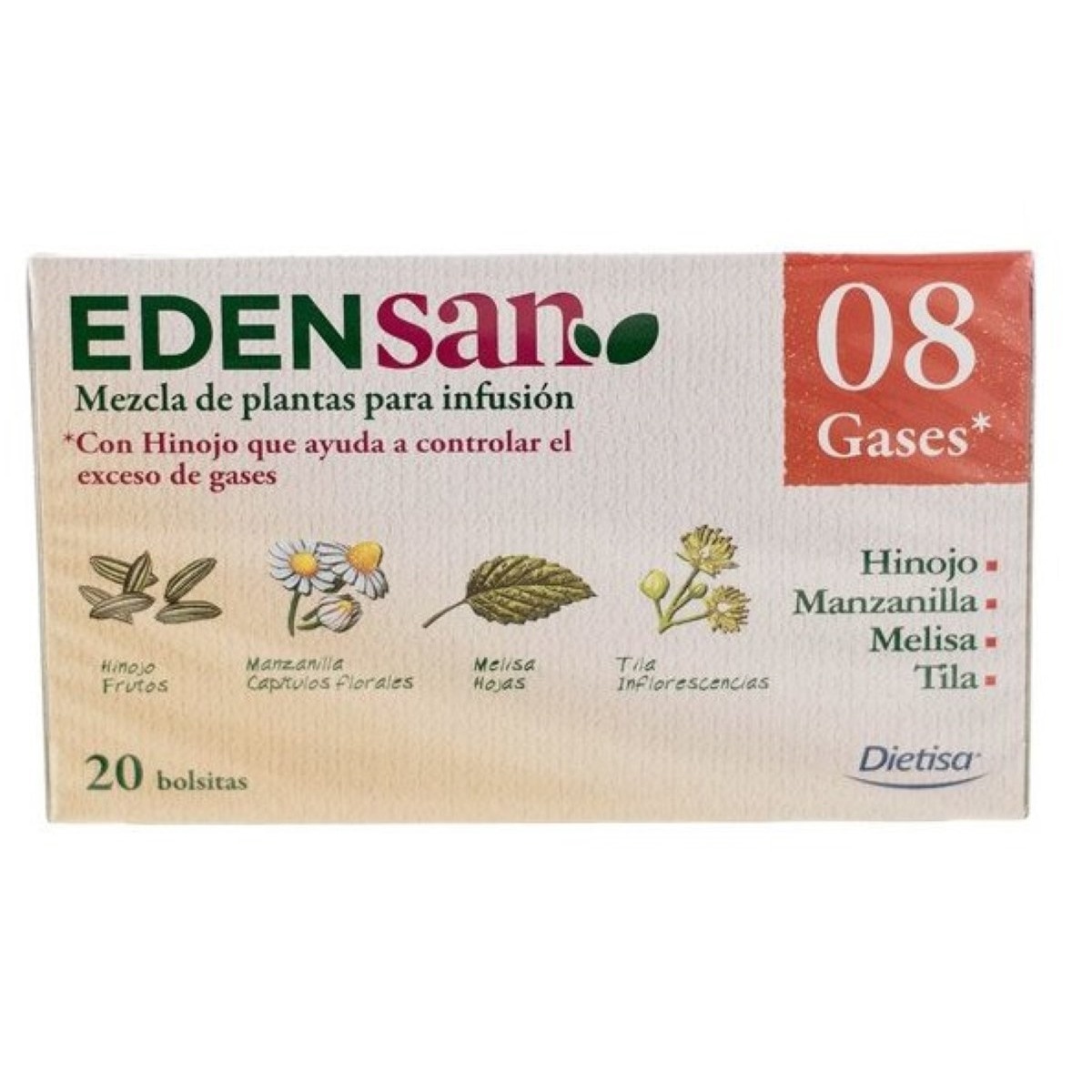 Imagem 0 de Chá Edensan 08 - 20 saquetas