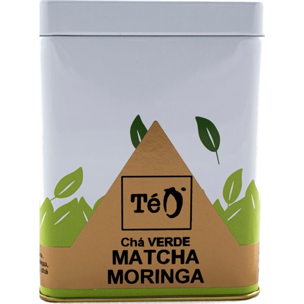 Chá Verde Matcha Moringa lata 65 g