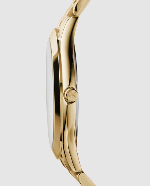 Reloj de mujer Michael Kors Slim Runway MK3179 de acero dorado · Michael  Kors · El Corte Inglés
