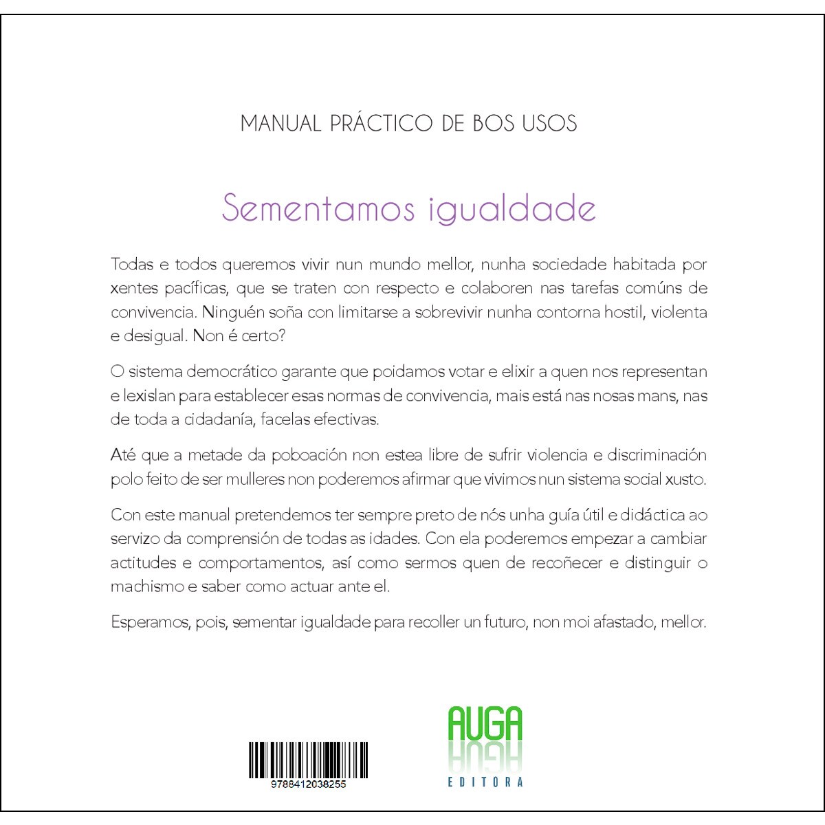 Sementamos igualdade 2