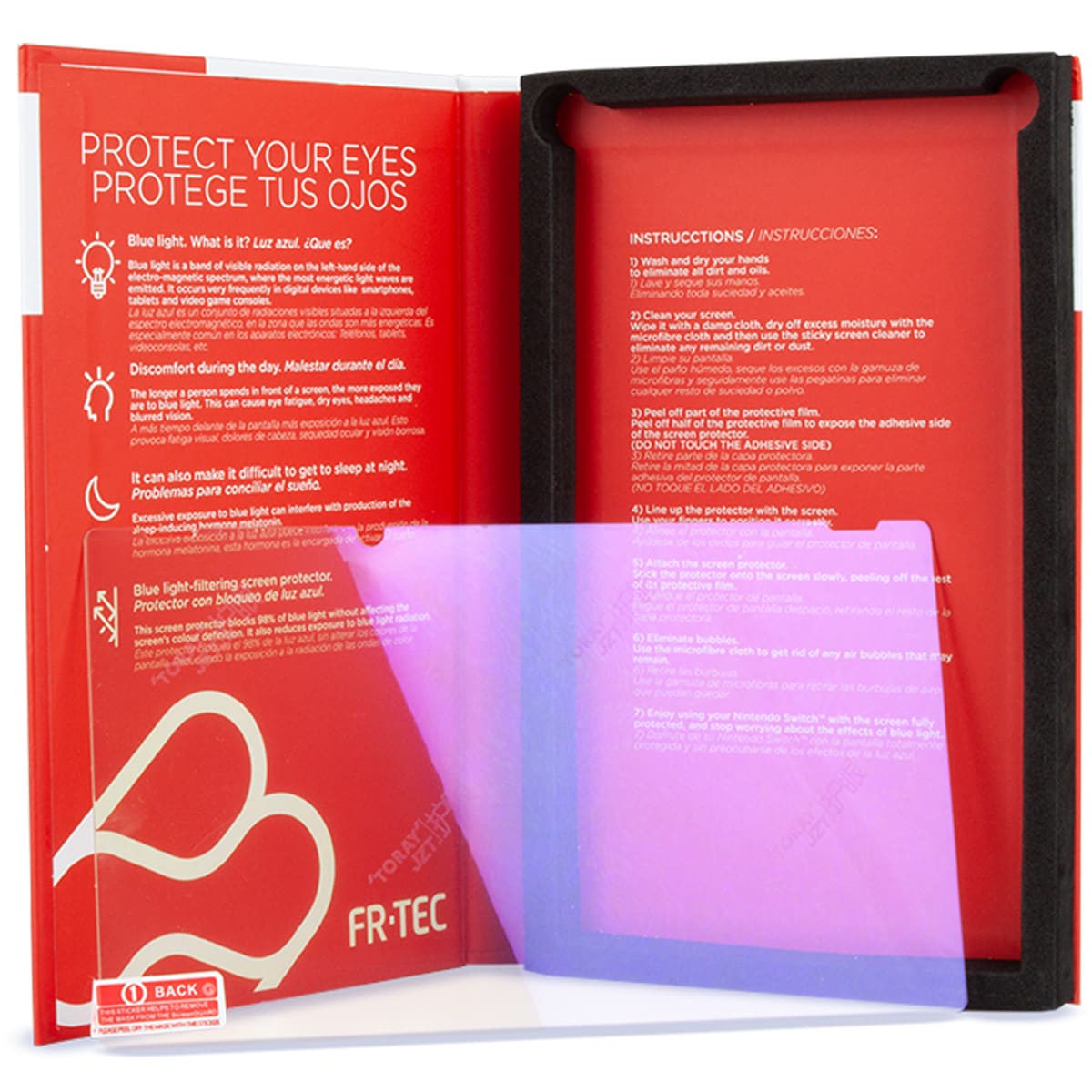 Protector de Ecrã Vidro Temperado Anti-Blue Light - Nintendo Switch 2