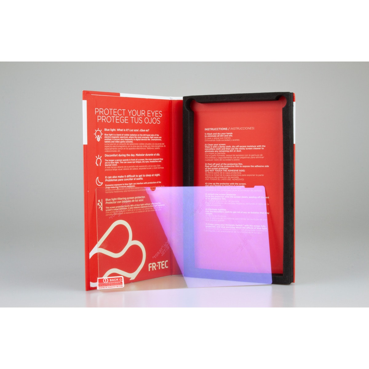 Protector de Ecrã Vidro Temperado Anti-Blue Light - Nintendo Switch 3