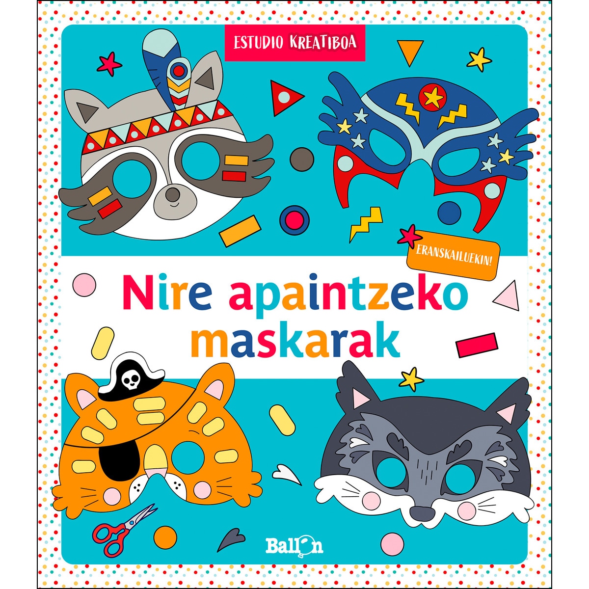 NIRE APAINTZEKO MASKARAK - URDINA (Capa mole) 1