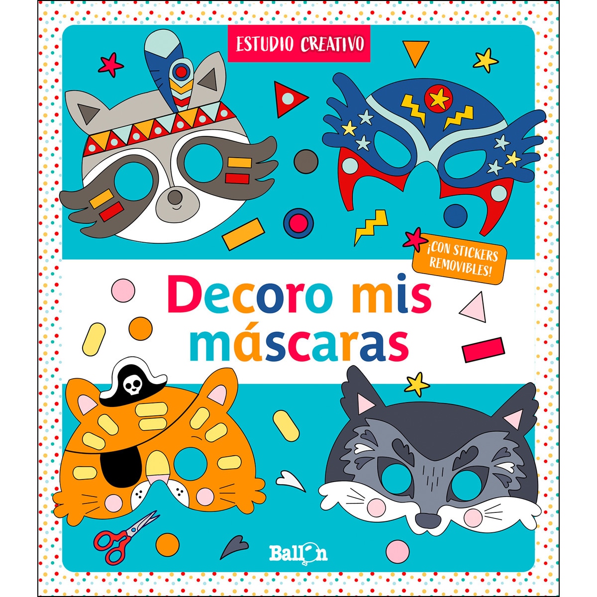 DECORO MIS MÁSCARAS - AZUL (Capa mole) 1