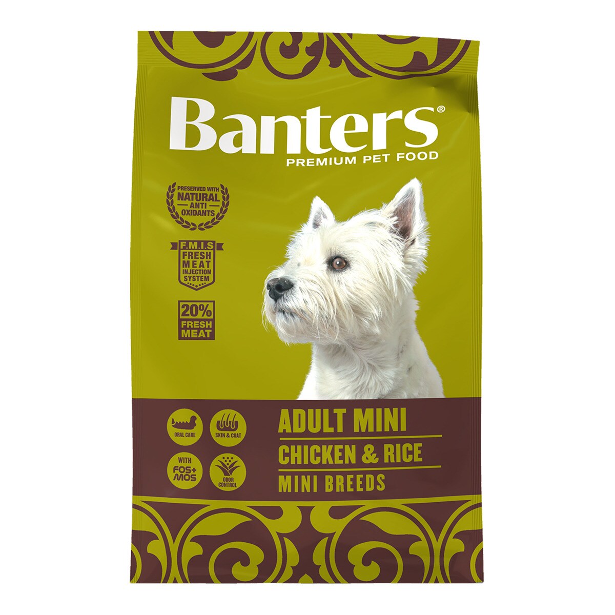 Banters - Pienso Para Perros Adultos Mini Pollo