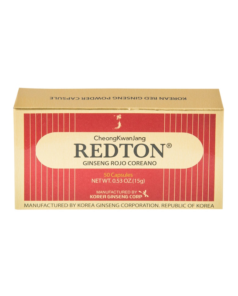 50 Cápsulas Ginseng Rojo Coreano Redton 1