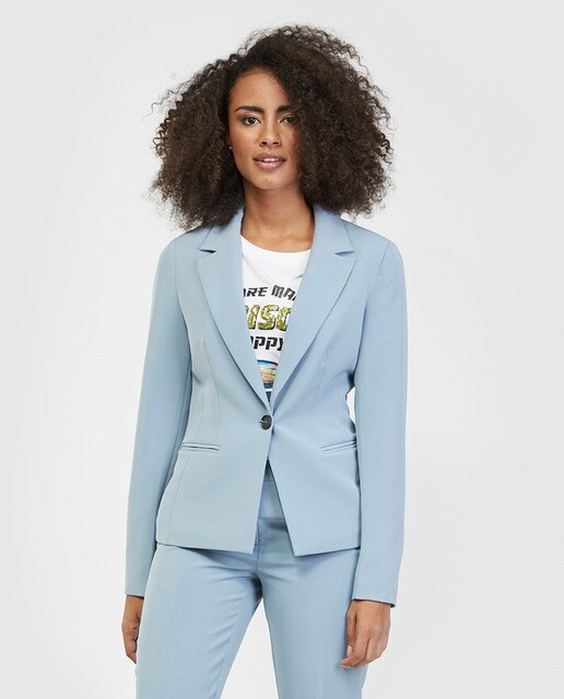 Blazer de mujer con bolsillos delanteros