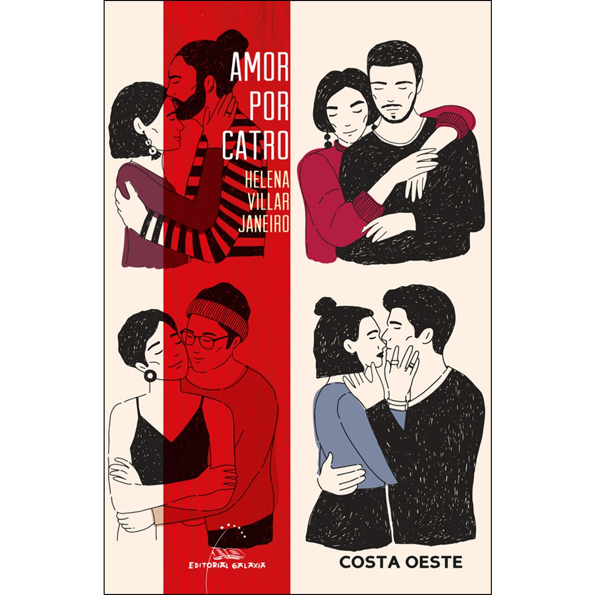 Imagem 0 de Amor por catro. Catro amores primeiros (Capa mole com abas)