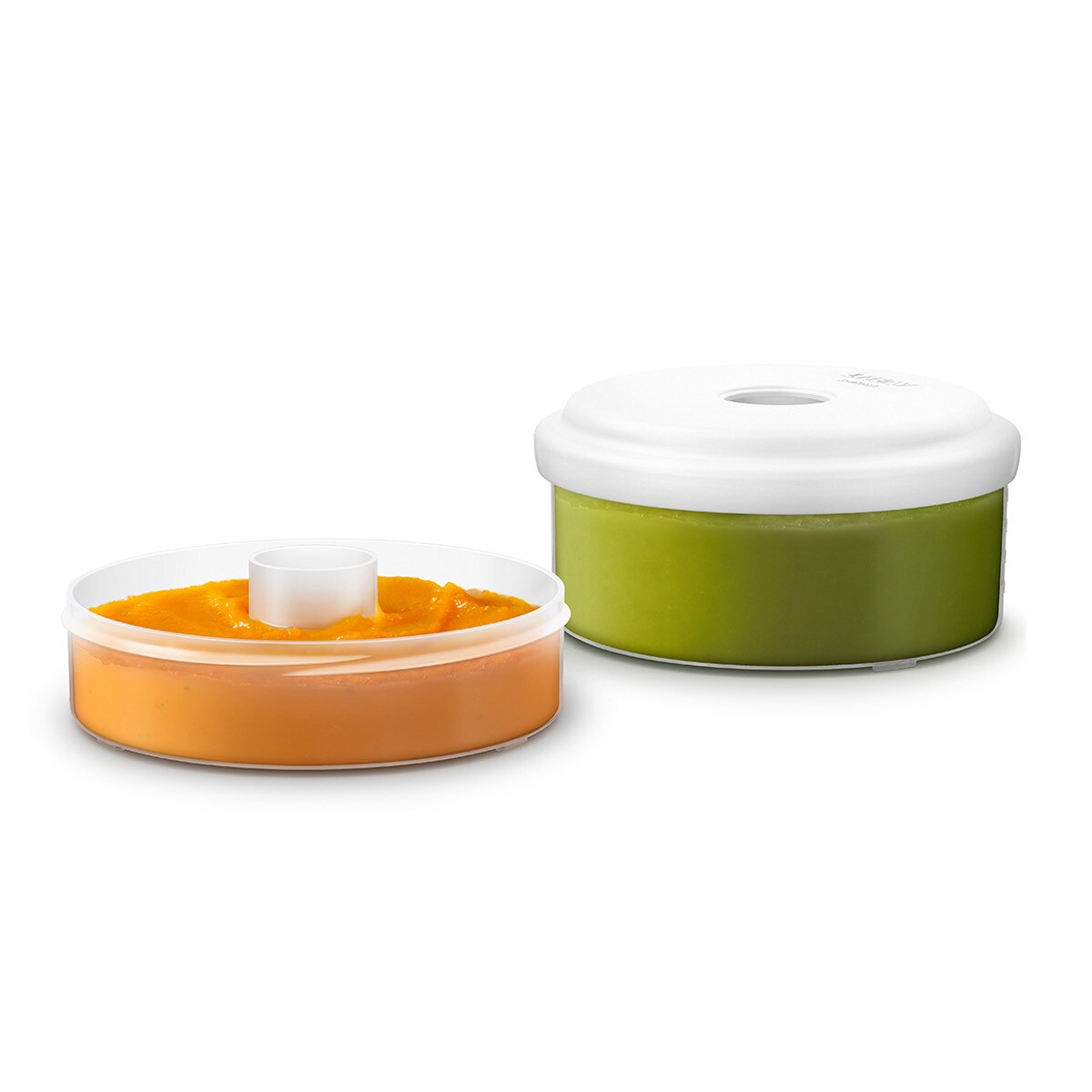 Philips Avent - Juego De 2 Recipientes De Comida Para Robot De Cocina Saludable 4 En 1 Transparente