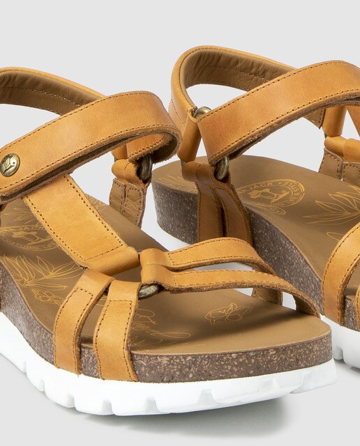 Sandalias de cuña de mujer Panama Jack de napa en color marrón · Panama Jack  · El Corte Inglés