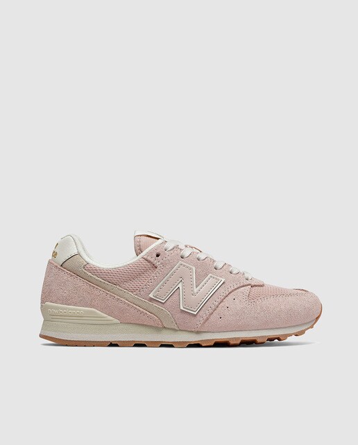 Zapatillas de mujer de serraje New Balance 996 de color rosa ... Zapatillas de mujer de serraje New Balance 996 de color rosa ...
