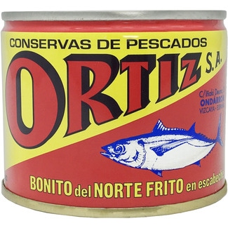 bonito del norte frito en escabeche lata 140 g neto escurrido - Ortiz