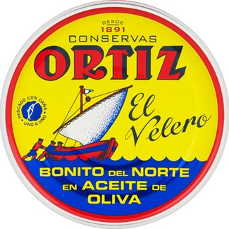 bonito del norte en aceite de oliva lata 175 g neto escurrido - Ortiz