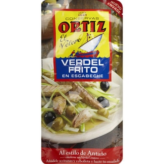verdel frito en escabeche sobre 185 g - Ortiz