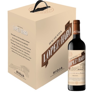 vino tinto Selección de la Familia crianza DOCa Rioja caja 6 botellas 75 cl - Hacienda Lopez De Haro
