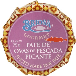 Paté de Ovas de Pescada Picante lata 75 g - Briosa