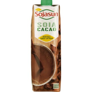 Sojasun Bebida de Soja com Sabor a Chocolate embalagem 1 L