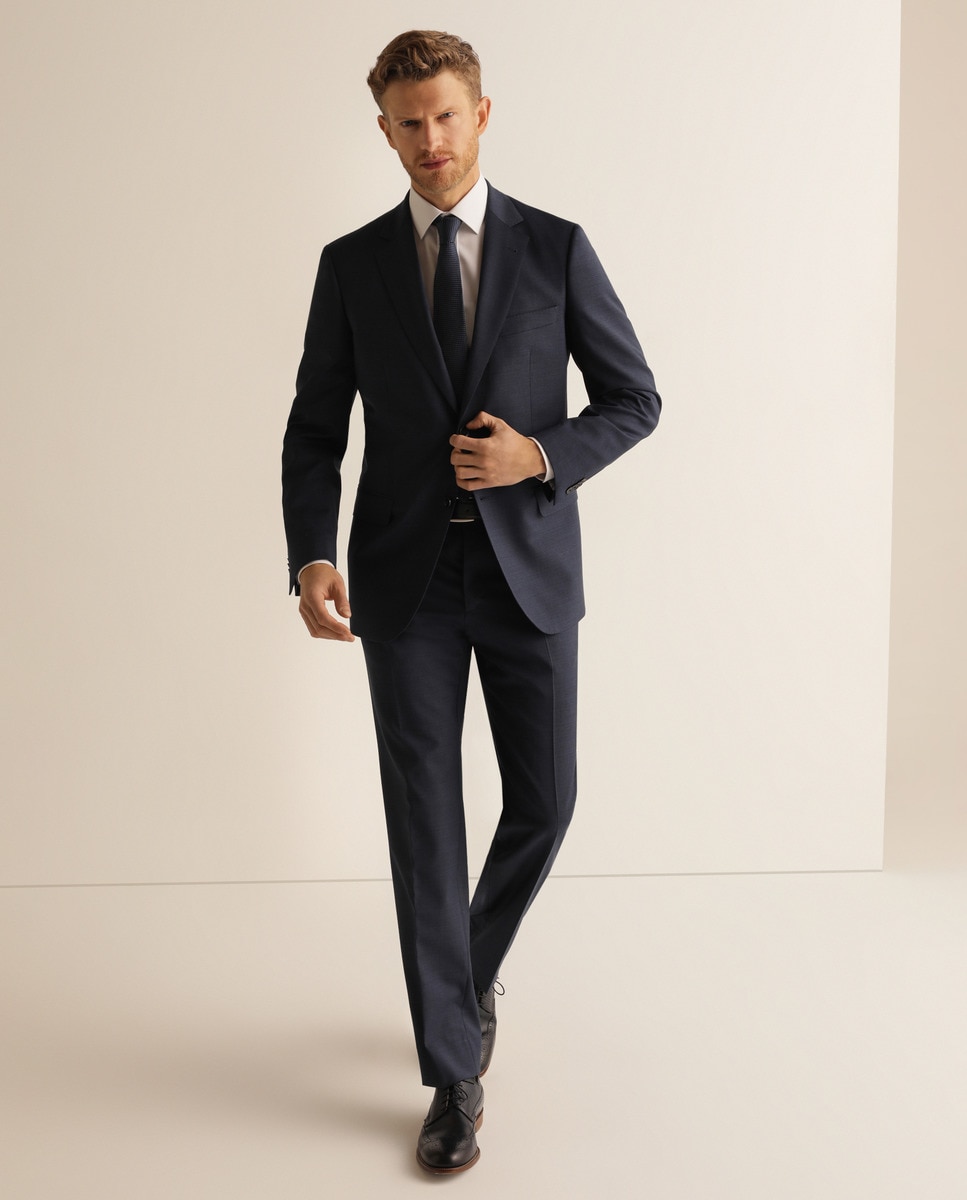 Camisa Non Iron regular lisa branca de homem Branco-4