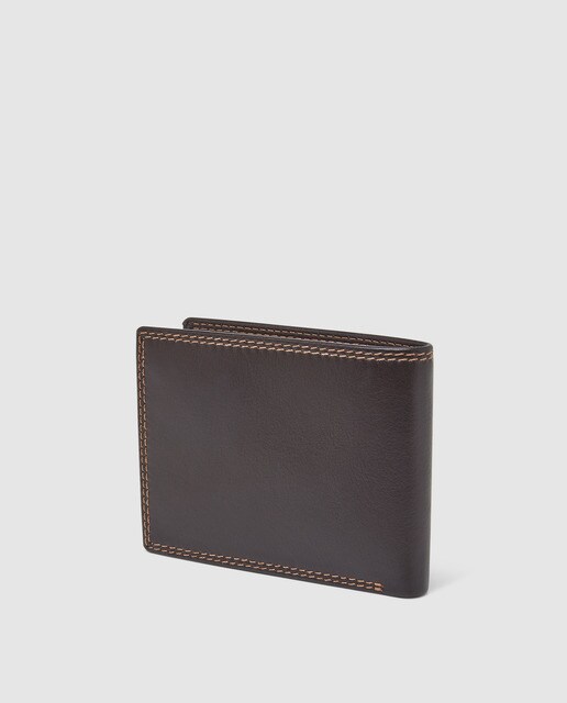 Cartera de hombre Bachatta de piel en marrón oscuro con tarjetero  desplegable · Bachatta · El Corte Inglés