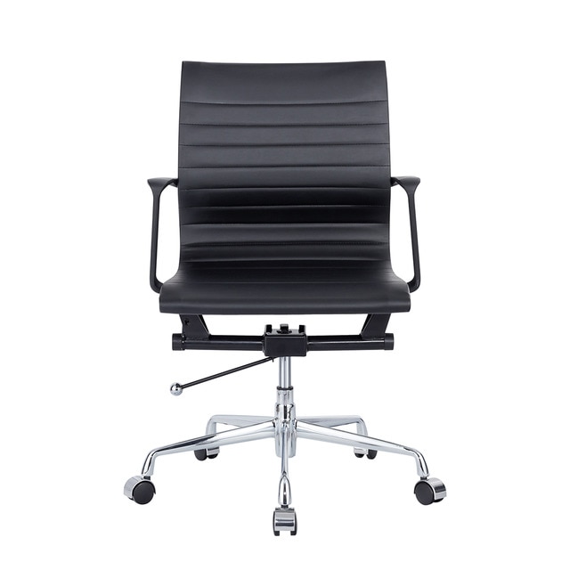 Silla de escritorio en símil piel con ruedas Tyler El Corte Inglés · El Corte Inglés