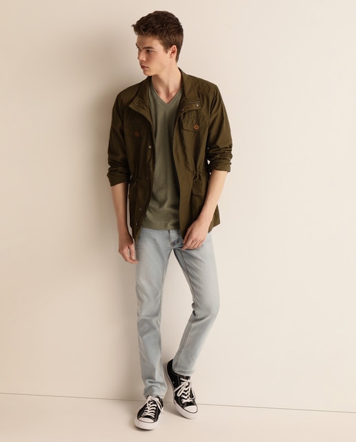 Camiseta con algodón orgánico de hombre