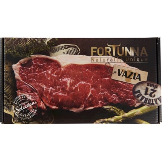 Bife da Vazia de Bovino Maturado 21 Dias Peso Aproximado embalagem 450 g - Fortunna Naturally Unique