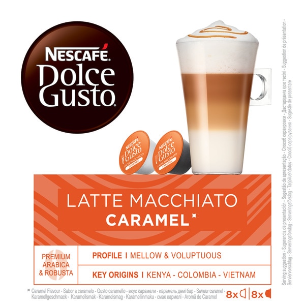 Latte Macchiato Caramelo embalagem 16 cápsulas