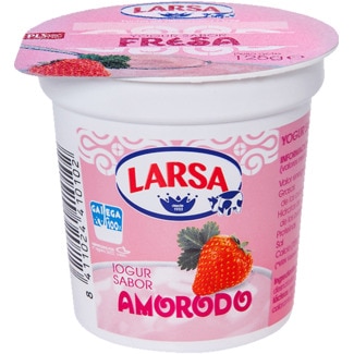 Iogurte de Morango embalagem 125 g - Larsa