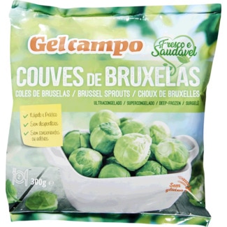 Couves de Bruxelas embalagem 300 g - Gelcampo