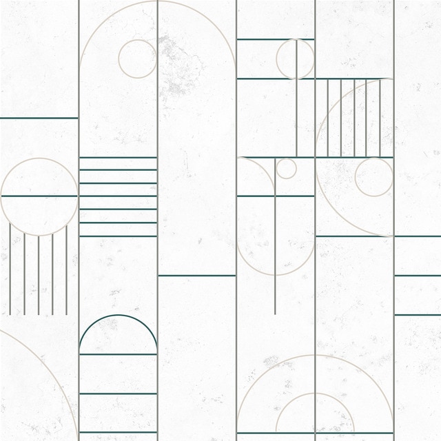 Imagem 0 de Mural geométrico com desenho