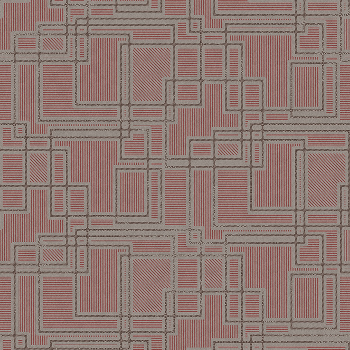 Papel de parede geométrico labirinto Telha-1